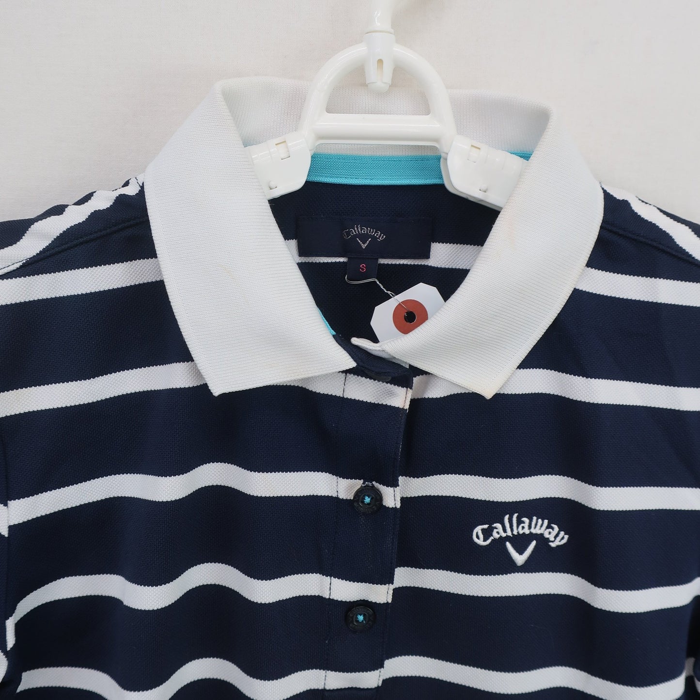 Callaway(キャロウェイ) ポロシャツ ネイビー白ボーダー レディース S 241-951850 B
