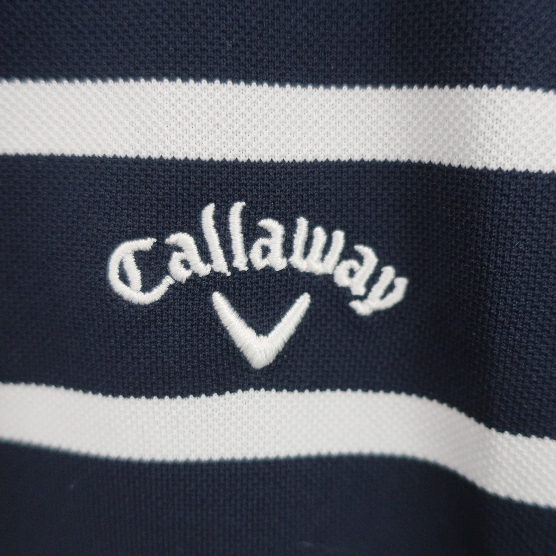 Callaway(キャロウェイ) ポロシャツ ネイビー白ボーダー レディース S 241-951850 B