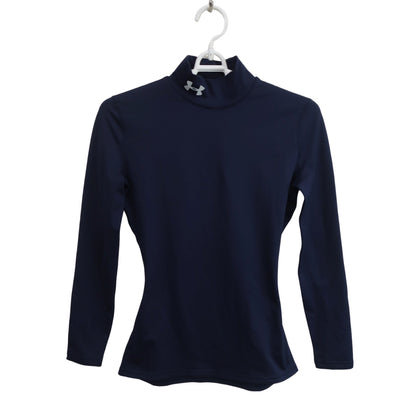 UNDER ARMOUR(アンダーアーマー) ハイネックシャツ ネイビー レディース SM B