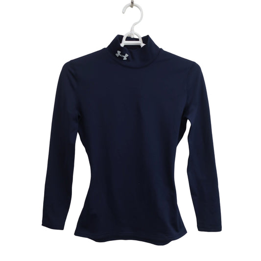 UNDER ARMOUR(アンダーアーマー) ハイネックシャツ ネイビー レディース SM B