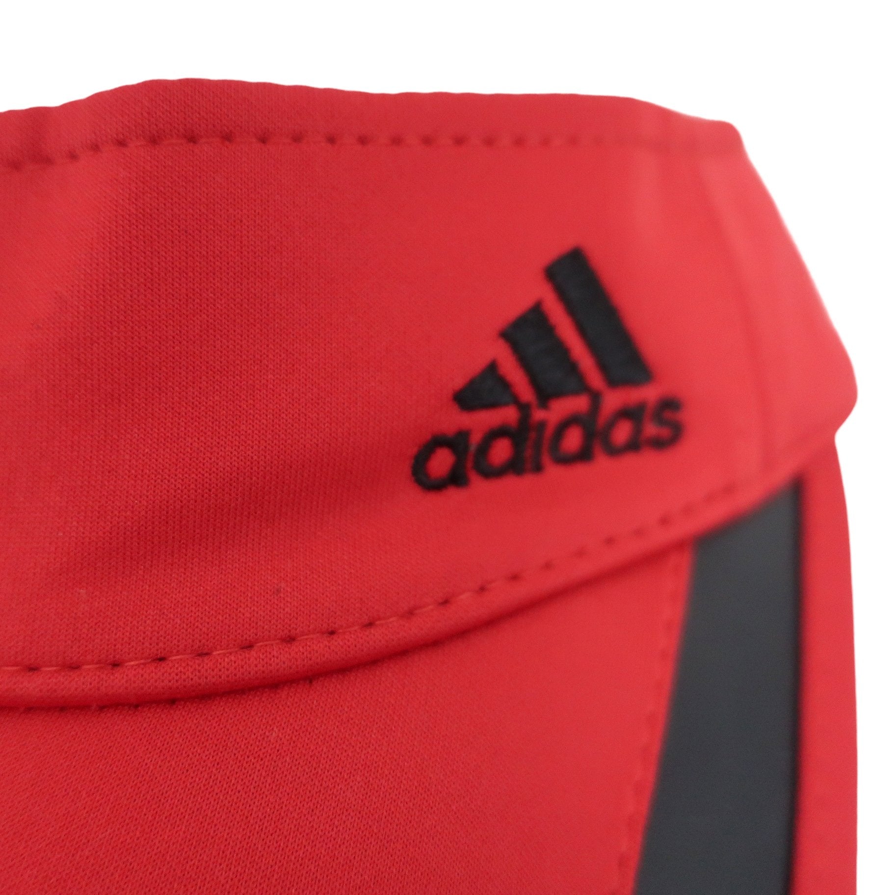 adidas(アディダス) サンバイザー 赤 レディース フリーサイズ A