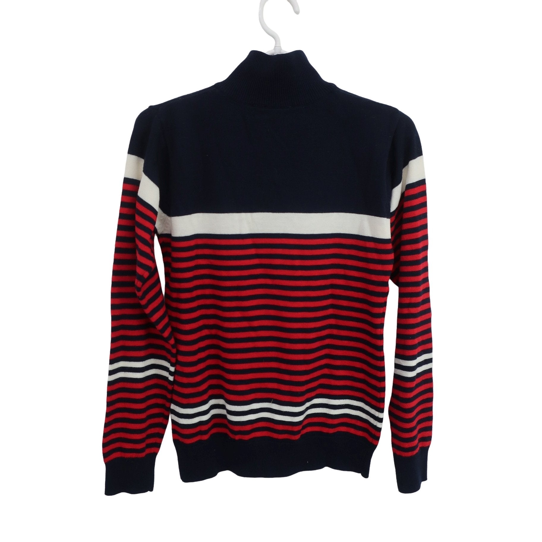 FILA GOLF(フィラゴルフ) ハーフジップセーター ネイビー赤 レディース M B