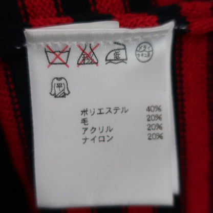 FILA GOLF(フィラゴルフ) ハーフジップセーター ネイビー赤 レディース M B