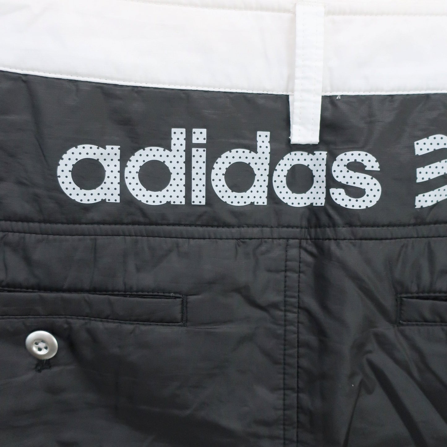 adidas(アディダス) ナイロンスカート 黒白 レディース L B