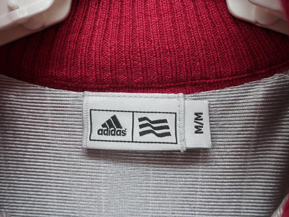 adidas(アディダス) ハーフジップセーター ピンク千鳥柄 レディース M B