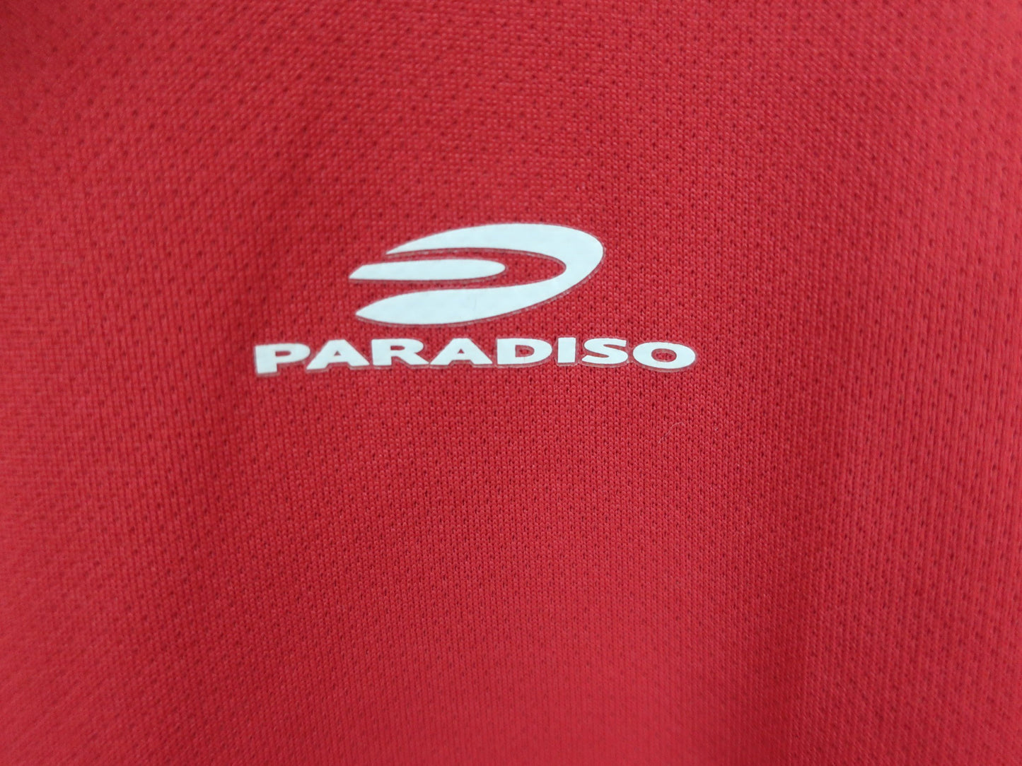 Paradiso(パラディーゾ) 長袖ポロシャツ 赤 レディース M A
