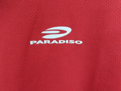 Paradiso(パラディーゾ) 長袖ポロシャツ 赤 レディース M A