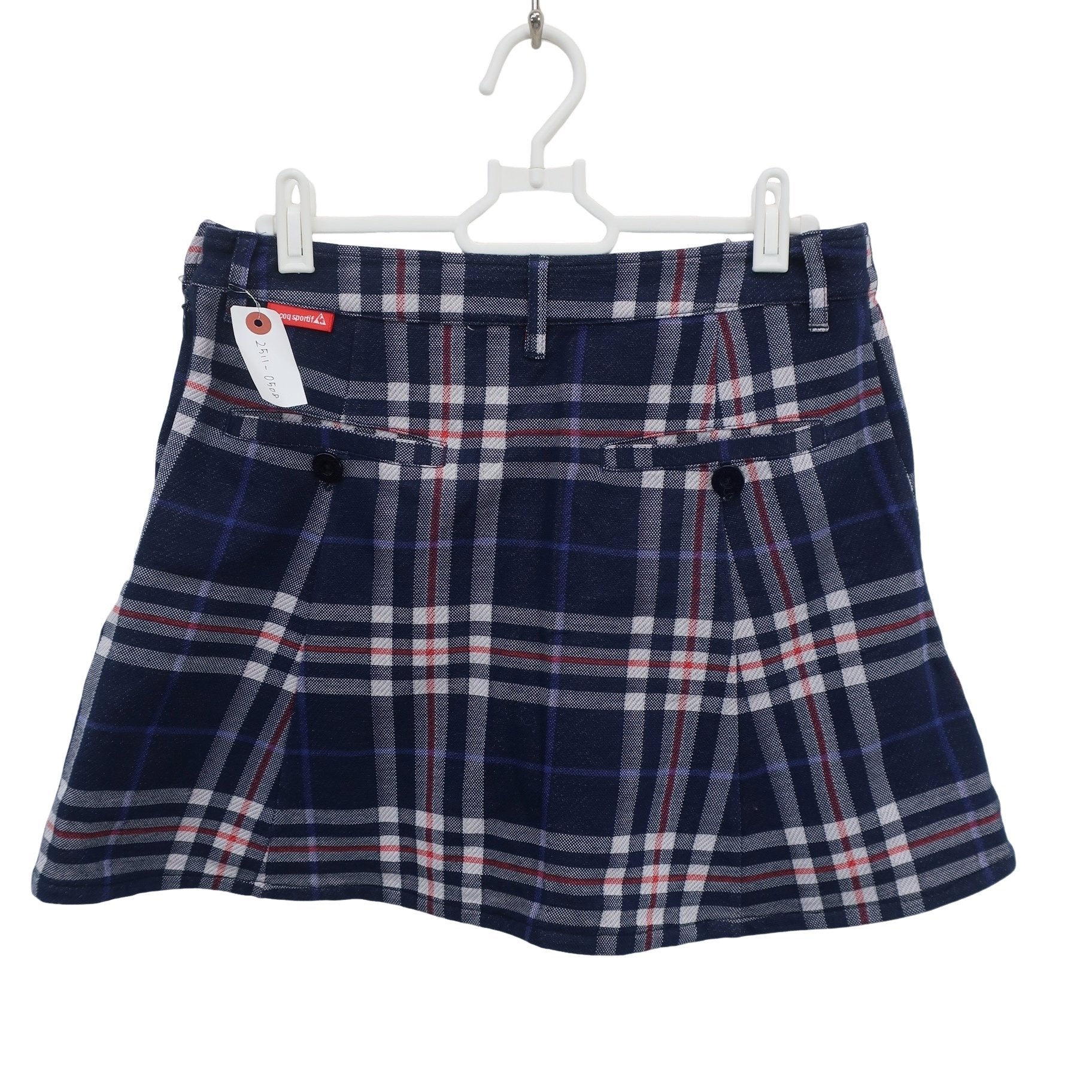 le coq sportif(ルコックスポルティフ) スカート ネイビーチェック柄 レディース 9 A