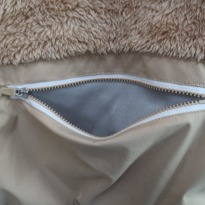 le coq sportif(ルコックスポルティフ) ナイロンボアジャケット ベージュ レディース S A