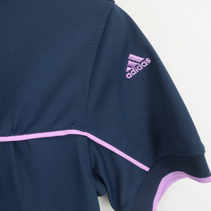 adidas(アディダス) 半袖パーカー ネイビー レディース S A