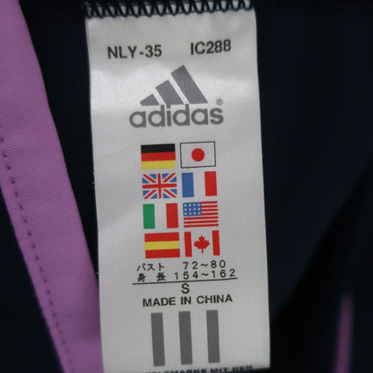 adidas(アディダス) 半袖パーカー ネイビー レディース S A