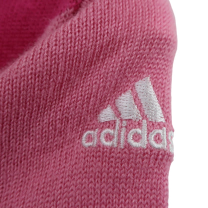adidas(アディダス) ハーフジップニットシャツ ピンクアーガイル柄 レディース S/P A