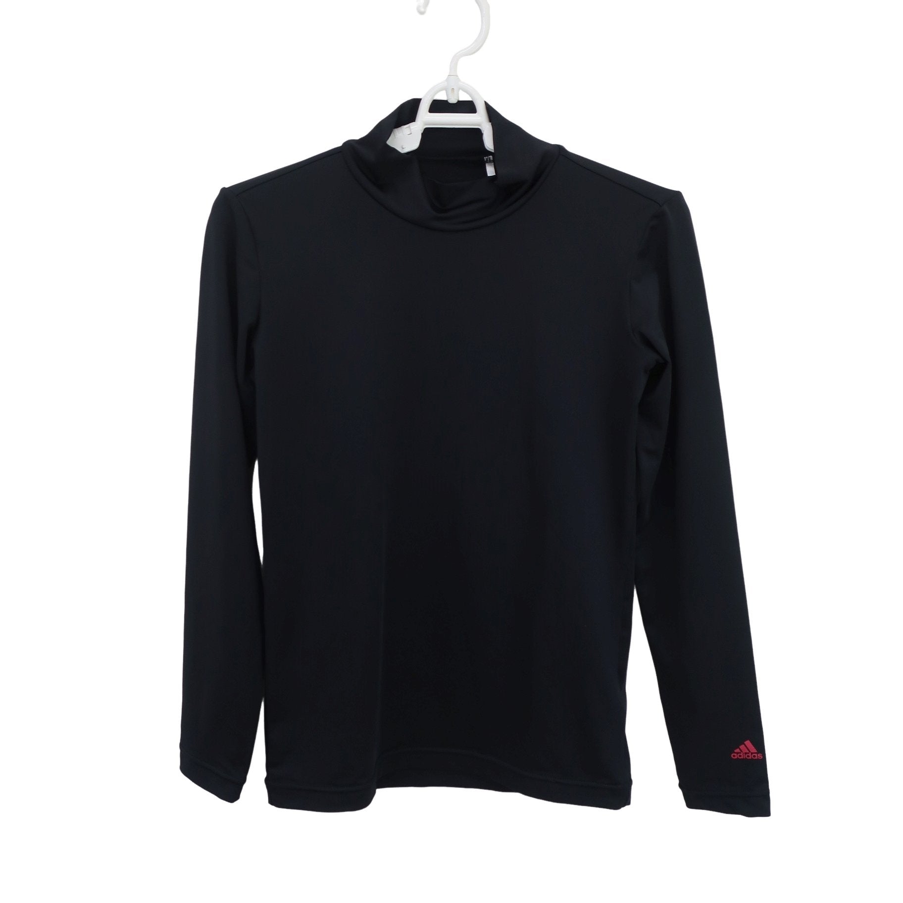 adidas(アディダス) ハイネックシャツ 黒 レディース S/P A