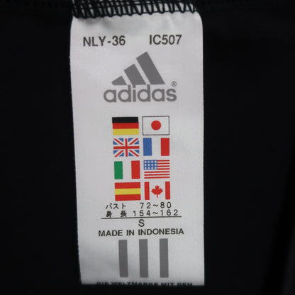 adidas(アディダス) ハイネックシャツ 黒 レディース S/P A