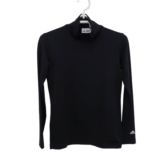 adidas(アディダス) ハイネックシャツ 黒 レディース S/P A
