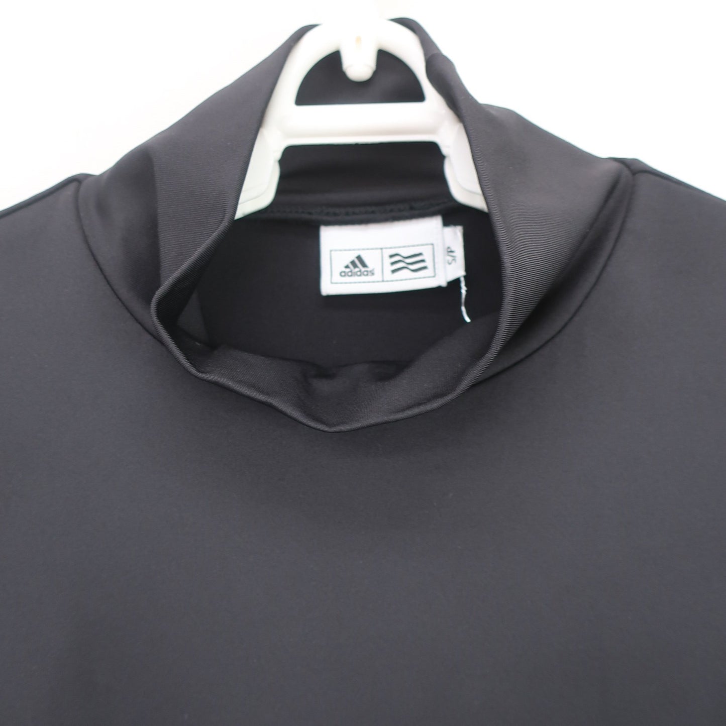 adidas(アディダス) ハイネックシャツ 黒 レディース S/P A