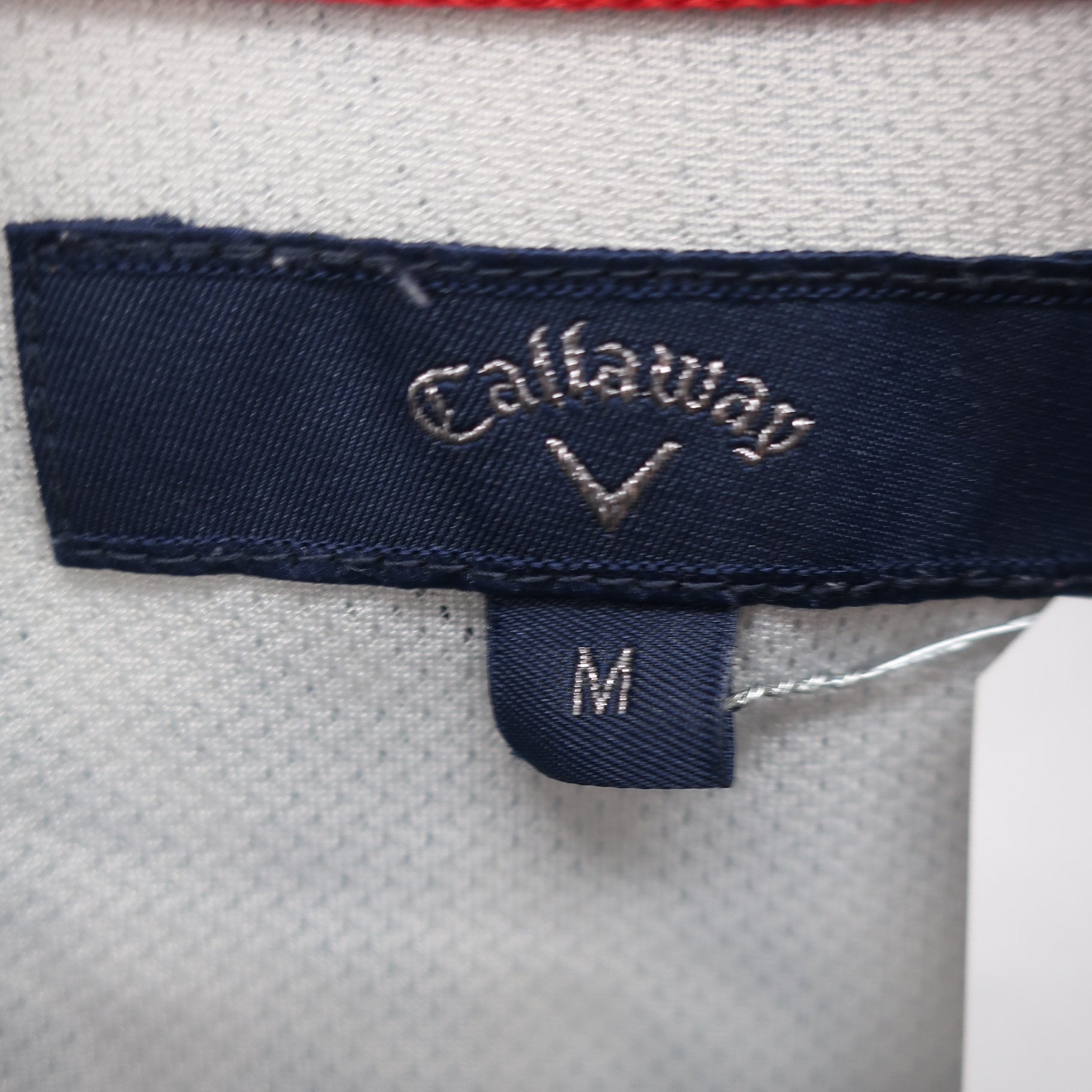 Callaway(キャロウェイ) ポロシャツ 白ネイビー千鳥 メンズ M 241-7957505 A