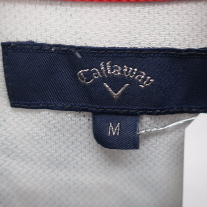 Callaway(キャロウェイ) ポロシャツ 白ネイビー千鳥 メンズ M 241-7957505 A