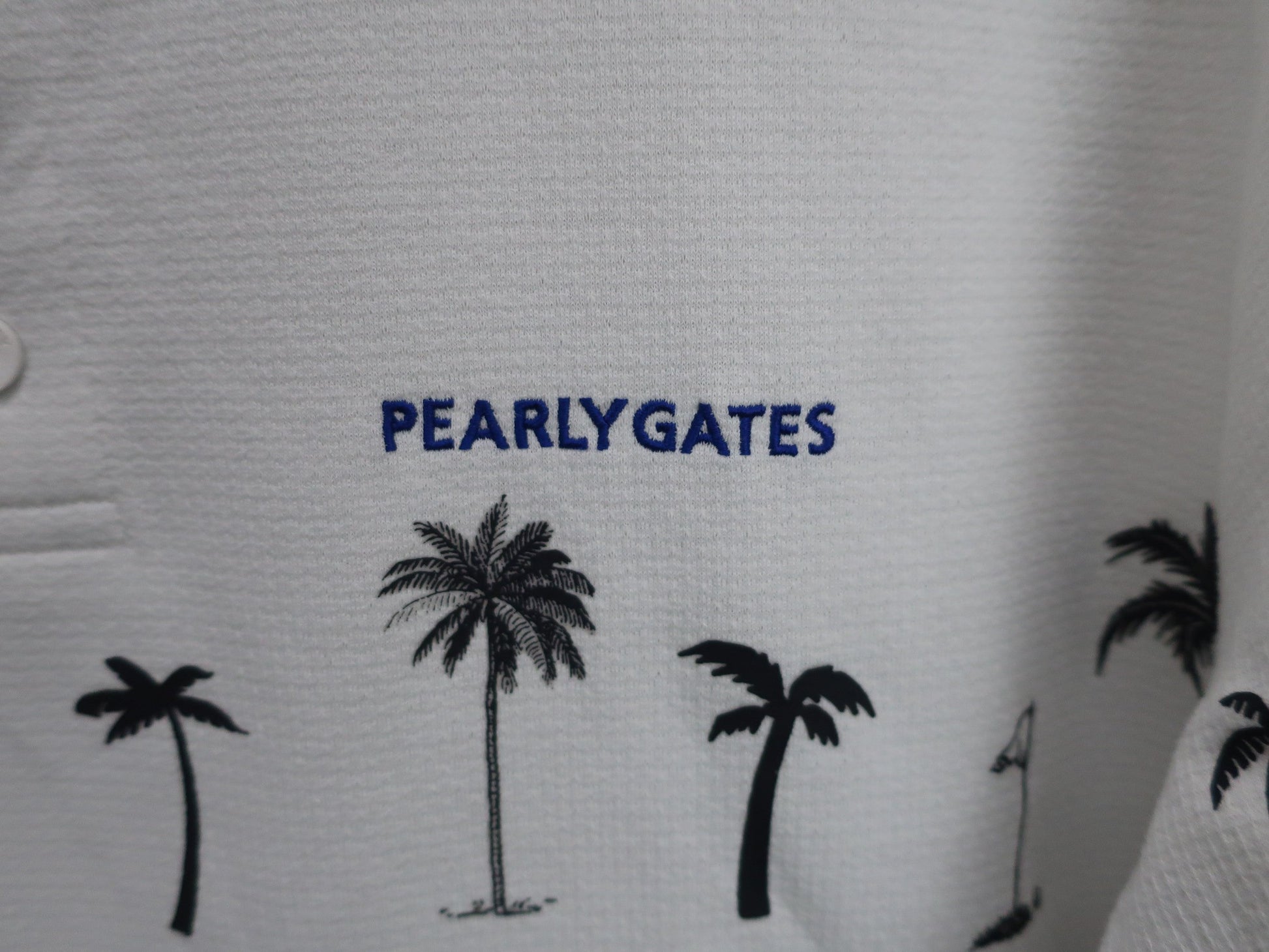 PEARLY GATES(パーリーゲイツ) ポロシャツ 白 メンズ 6 053-3260709 A