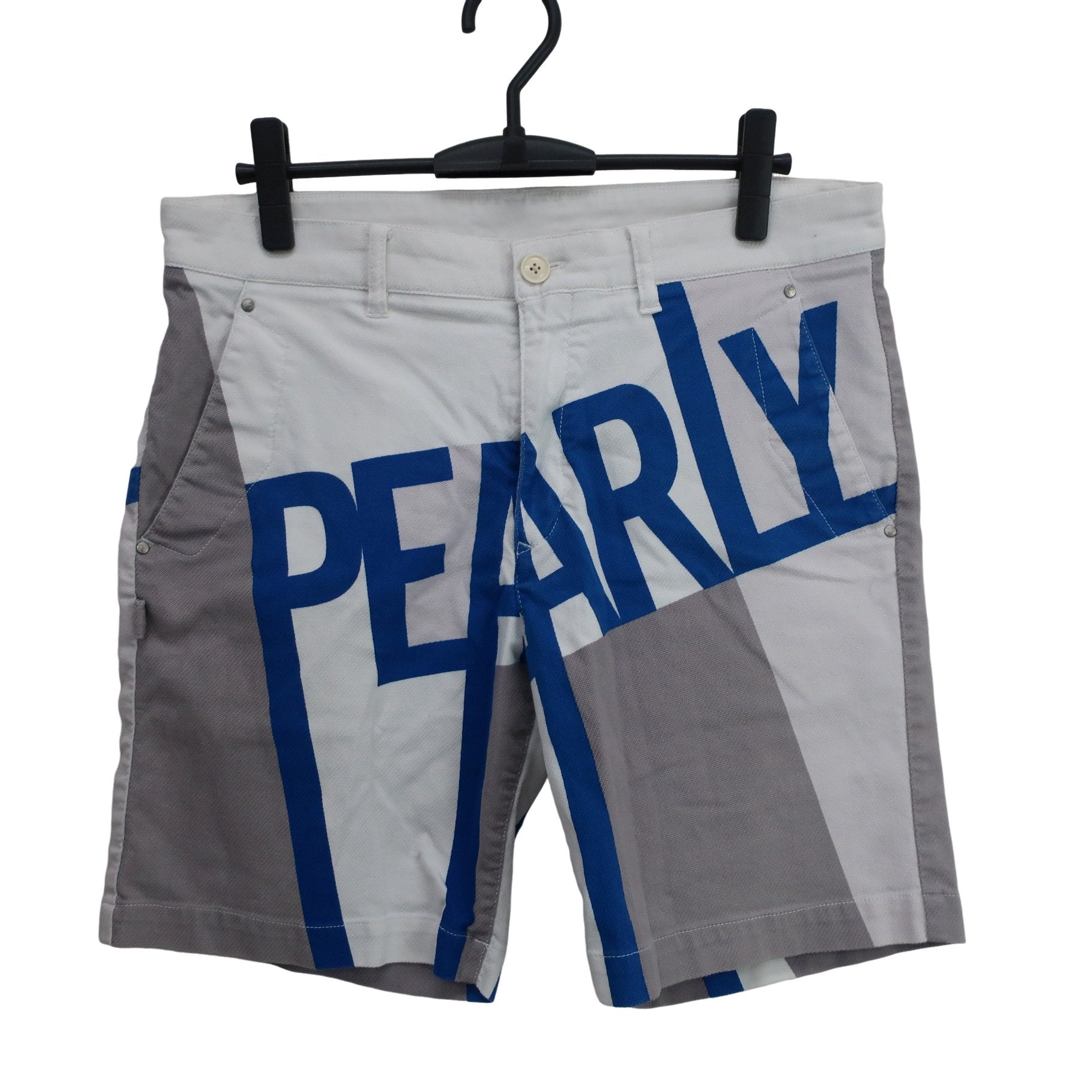 PEARLY GATES(パーリーゲイツ) ハーフパンツ 白青 メンズ 6 053-2132407 A