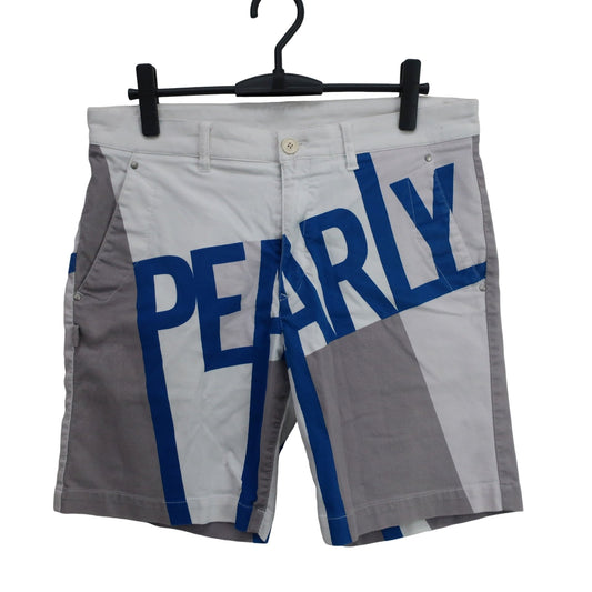 PEARLY GATES(パーリーゲイツ) ハーフパンツ 白青 メンズ 6 053-2132407 A
