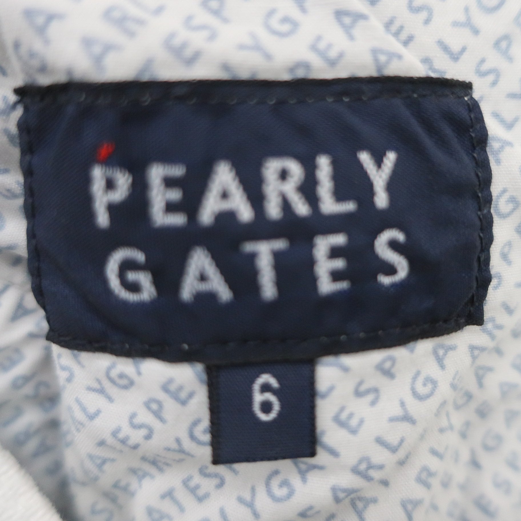 PEARLY GATES(パーリーゲイツ) ハーフパンツ 白青 メンズ 6 053-2132407 A