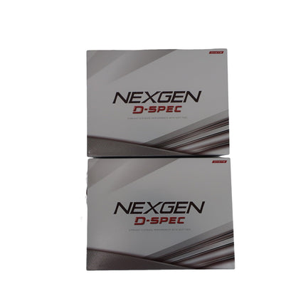NEXGEN(ネクスジェン) ゴルフボール ホワイト 2ダース D-SPEC 2024年モデル N