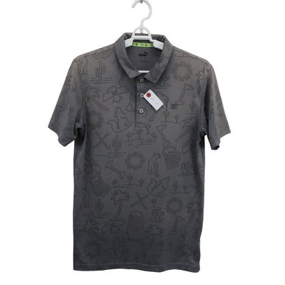 PUMA GOLF(プーマゴルフ) ポロシャツ グレー メンズ US XS A