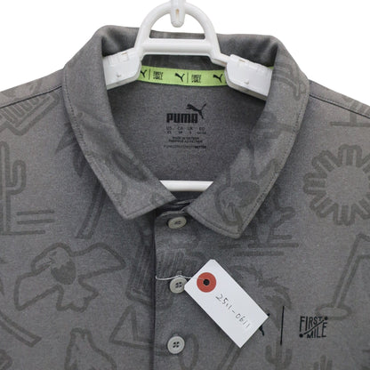 PUMA GOLF(プーマゴルフ) ポロシャツ グレー メンズ US XS A