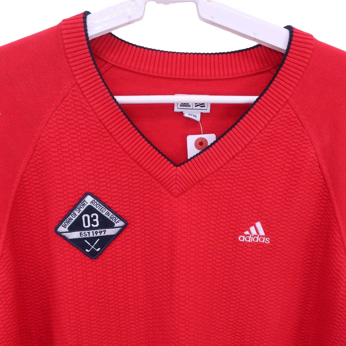 adidas(アディダス) ニットシャツ 赤 メンズ O/XG B