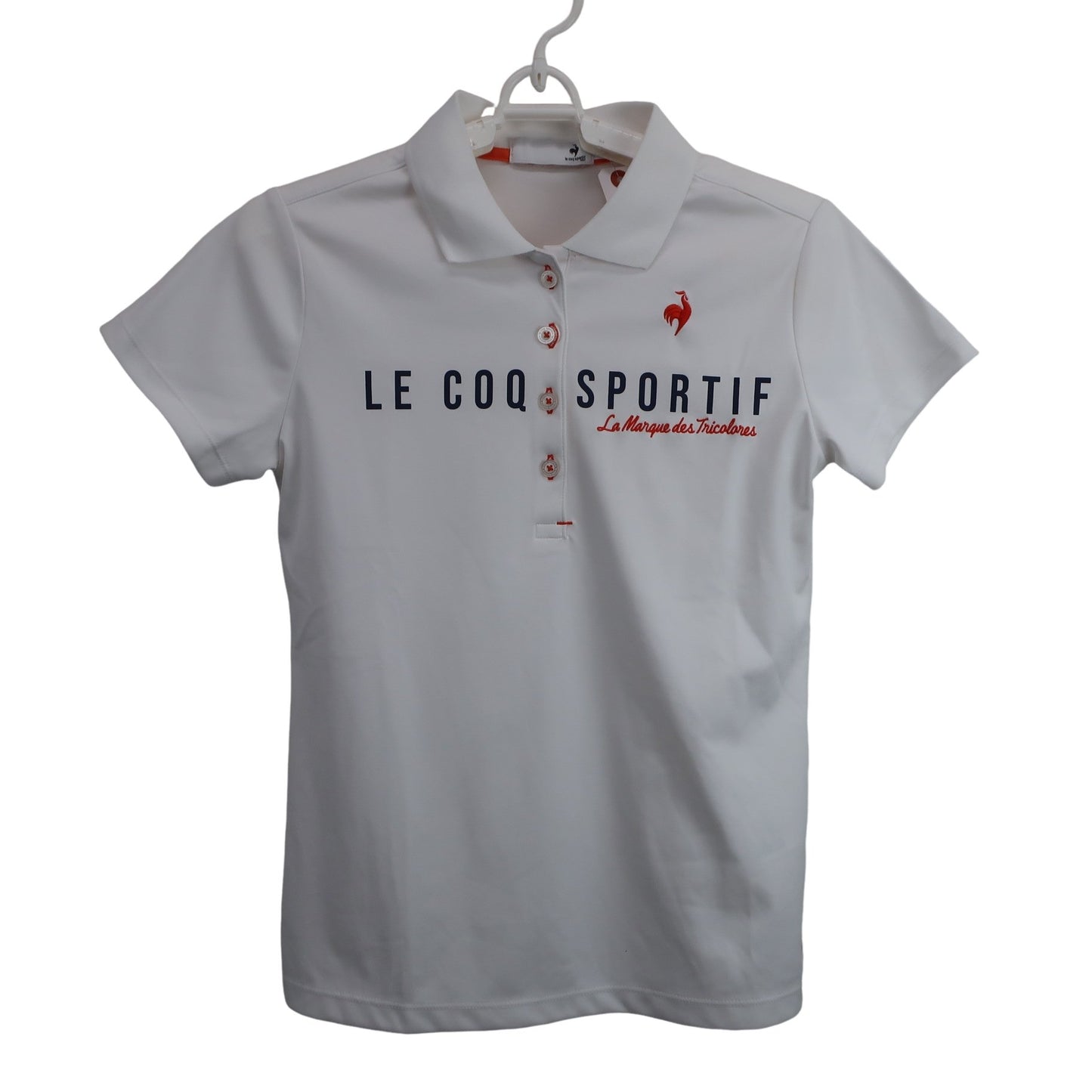 le coq sportif(ルコックスポルティフ) ポロシャツ 白 レディース M A
