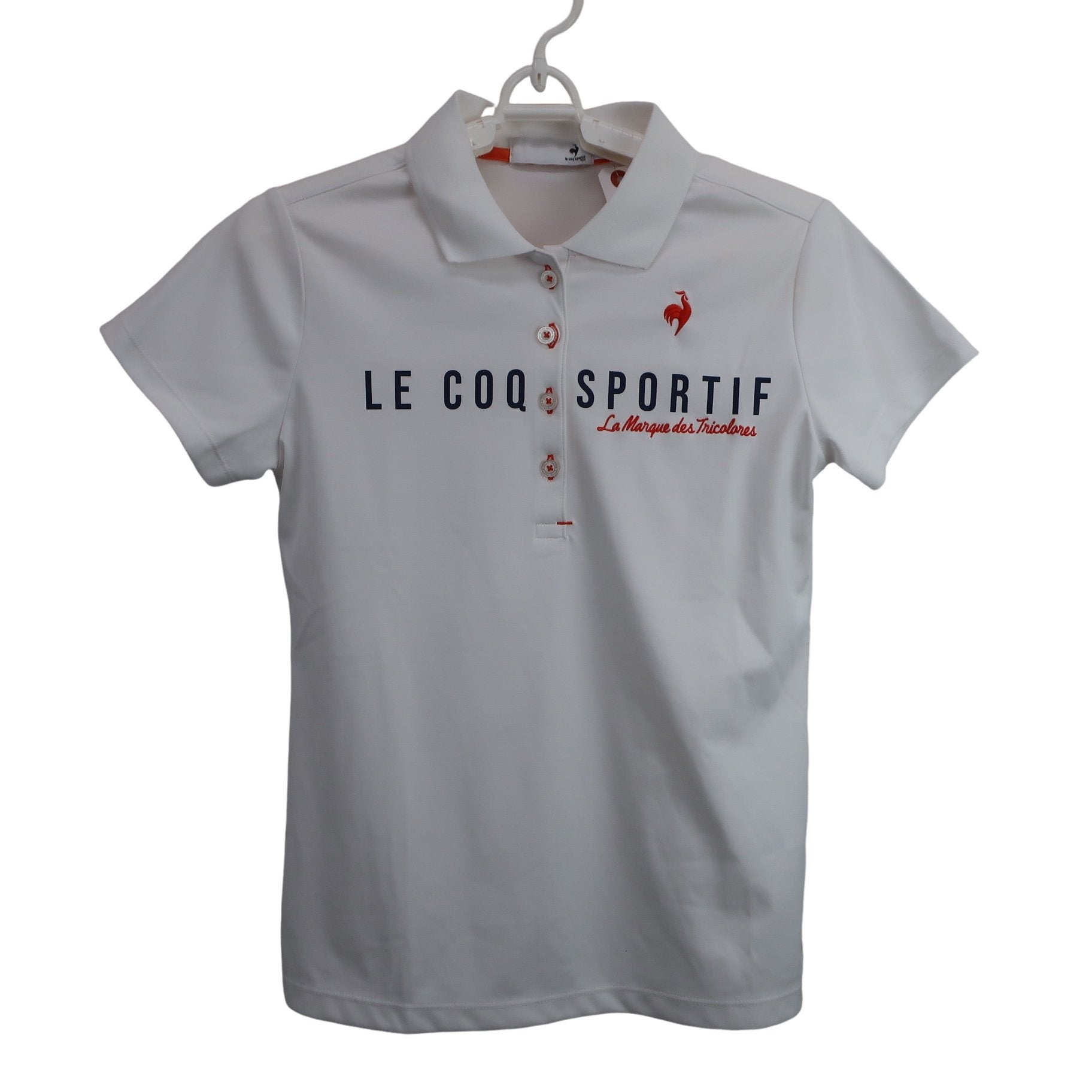 le coq sportif(ルコックスポルティフ) ポロシャツ 白 レディース M A