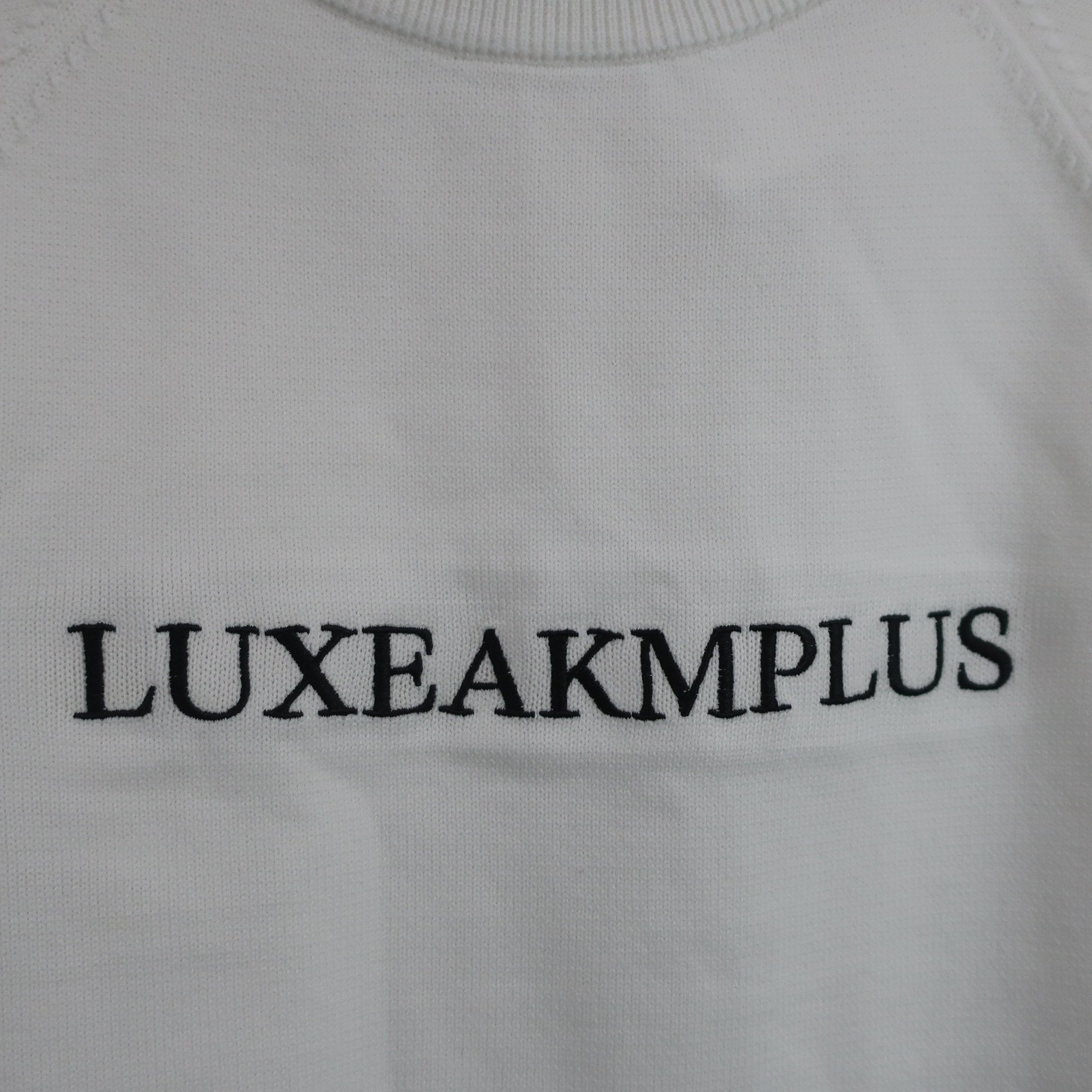 LUXEAKMPLUS(リュクスエイケイエムプラス) セーター 白 メンズ L B