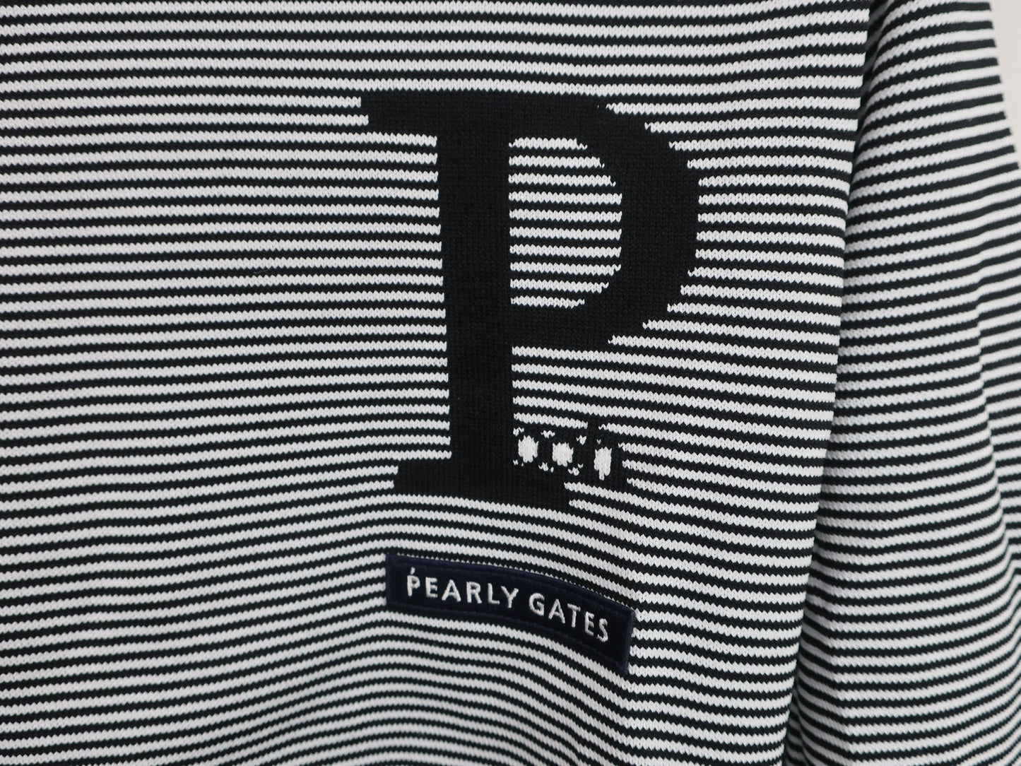 PEARLY GATES(パーリーゲイツ) セーター 白ネイビーボーダー メンズ 4 053-3270009 S