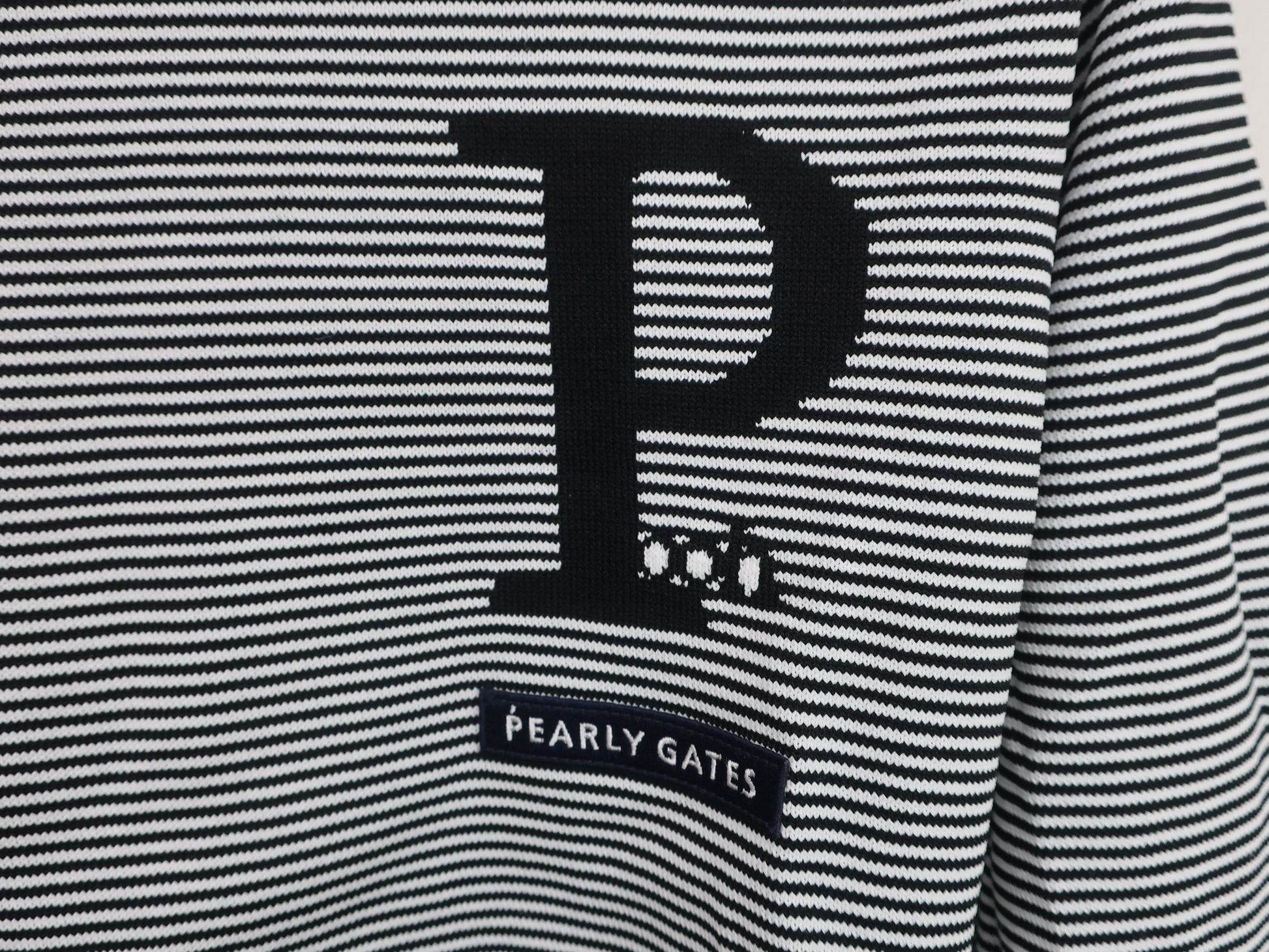 PEARLY GATES(パーリーゲイツ) セーター 白ネイビーボーダー メンズ 4 053-3270009 S