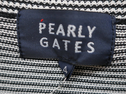 PEARLY GATES(パーリーゲイツ) セーター 白ネイビーボーダー メンズ 4 053-3270009 S