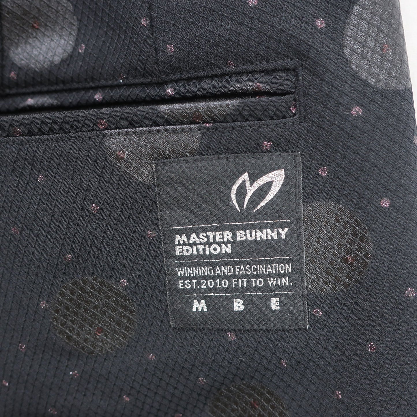 MASTER BUNNY EDITION(マスターバニーエディション) ハーフパンツ 黒水玉柄 メンズ 4 758-2132501 S