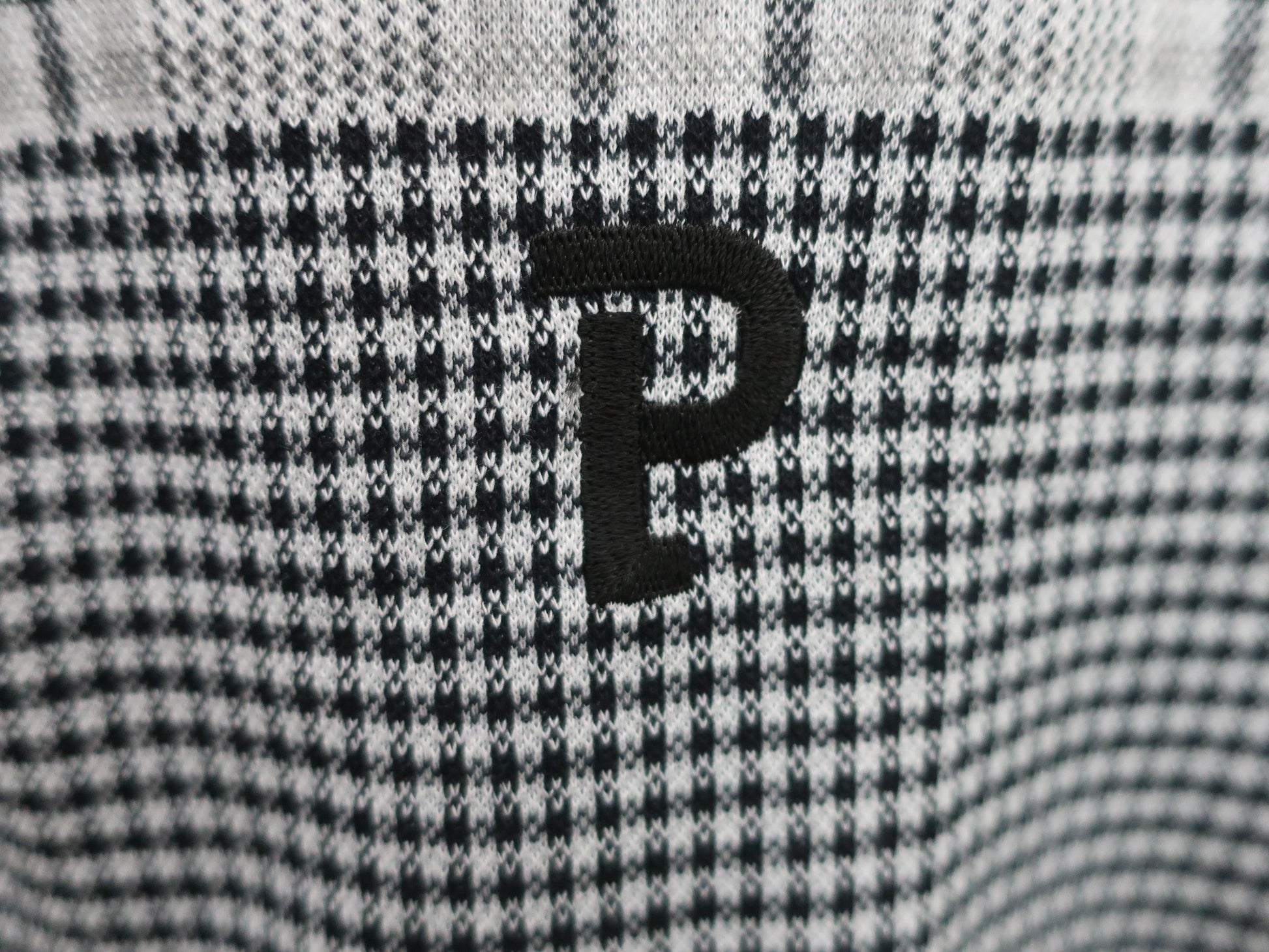 PEARLY GATES(パーリーゲイツ) ポロシャツ グレーチェック メンズ 4 053-3160205 S