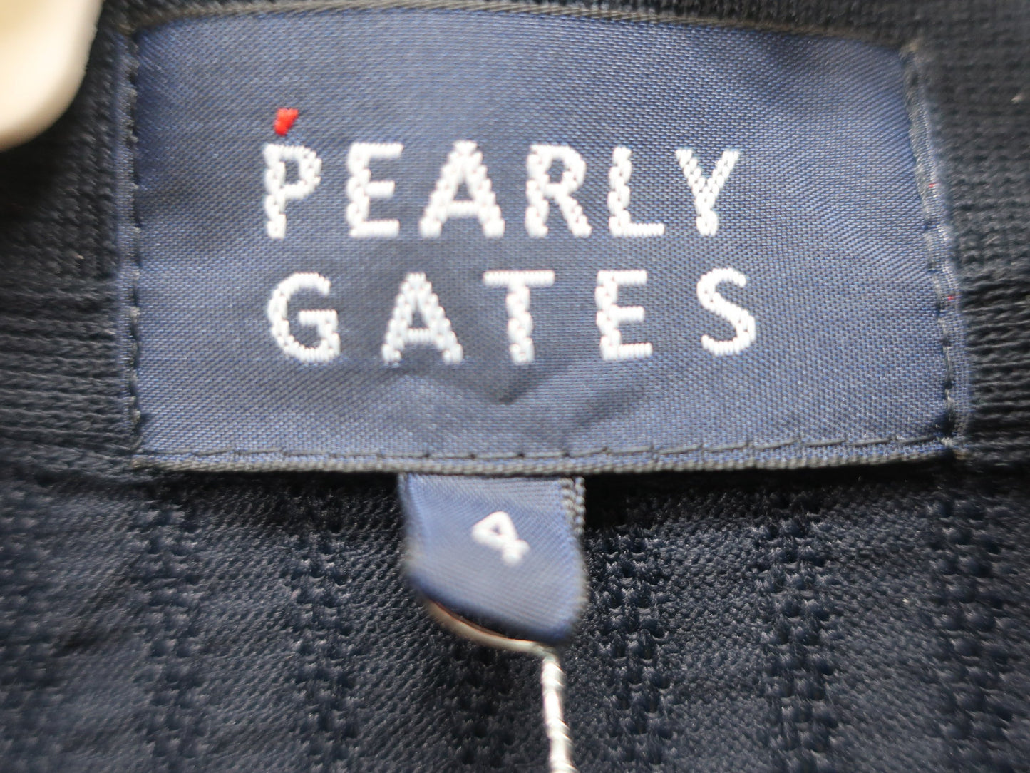 PEARLY GATES(パーリーゲイツ) ポロシャツ ネイビー メンズ 4 053-4160409 S