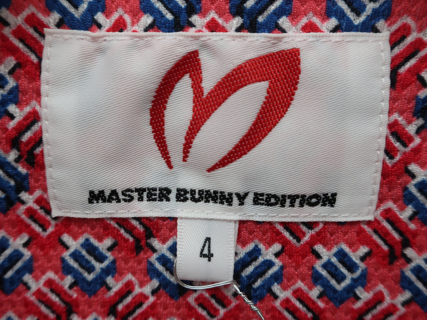 MASTER BUNNY EDITION(マスターバニーエディション) ポロシャツ ピンク総柄 メンズ 4 758-3260605 S