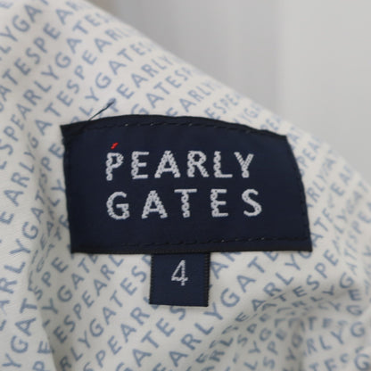 PEARLY GATES(パーリーゲイツ) ハーフパンツ グレー白ヤシの木柄 メンズ 4 053-1232607 S