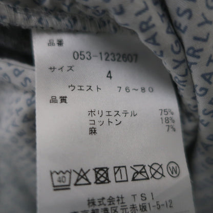 PEARLY GATES(パーリーゲイツ) ハーフパンツ グレー白ヤシの木柄 メンズ 4 053-1232607 S