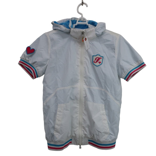 FILA GOLF(フィラゴルフ) 半袖フルジップナイロン 白 レディース M B