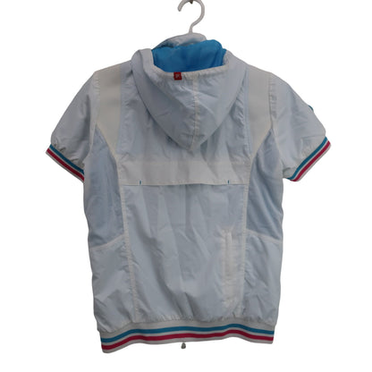 FILA GOLF(フィラゴルフ) 半袖フルジップナイロン 白 レディース M B