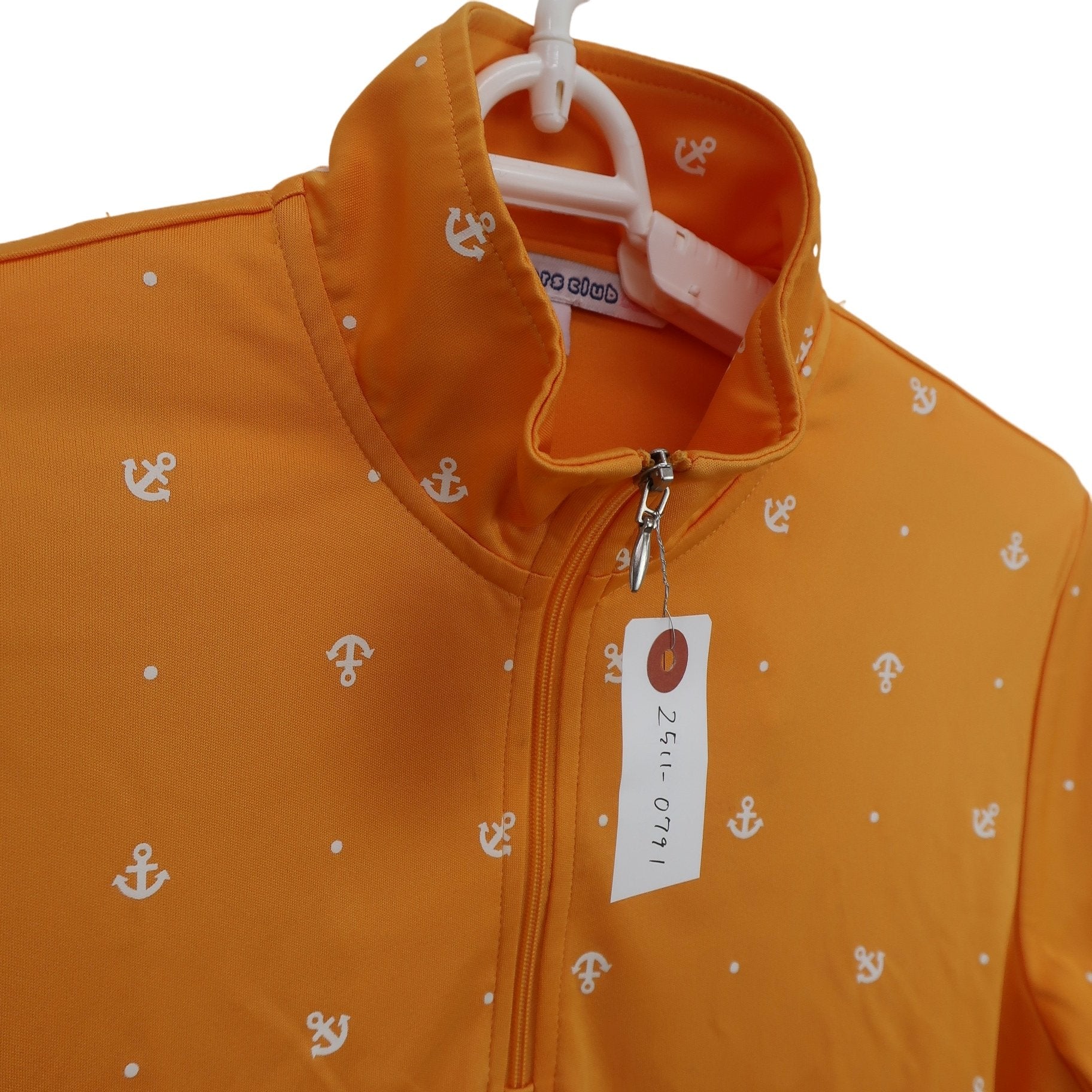 Founders Club(ファウンダース) ハーフジップシャツ オレンジ レディース M A
