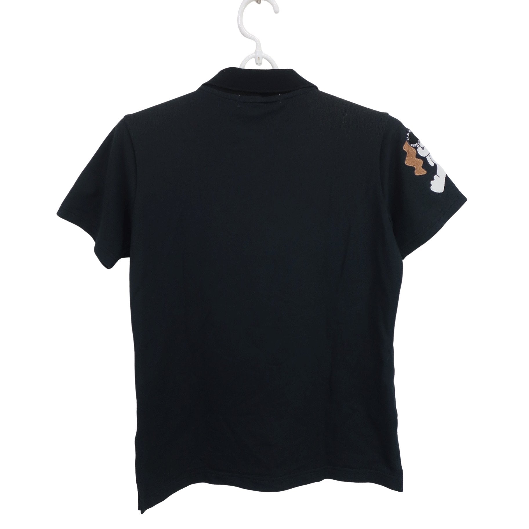 M.U SPORTS(エムユースポーツ) ポロシャツ 黒 レディース 40 B