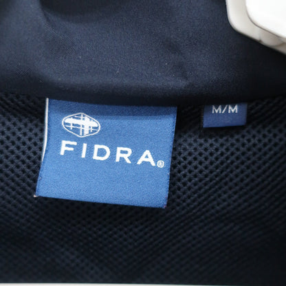 FIDRA(フィドラ) フルジップウィンドブレーカー ネイビー黄色 レディース M A