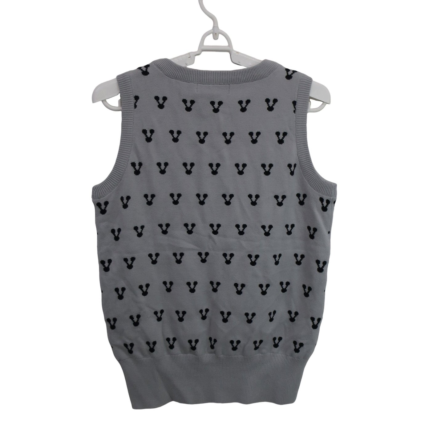 M.U BIRDIE ニットベスト グレー レディース M A