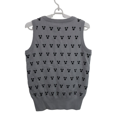 M.U BIRDIE ニットベスト グレー レディース M A