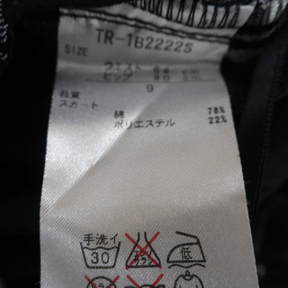 TIGORA(ティゴラ) スカート 黒チェック レディース 9 A